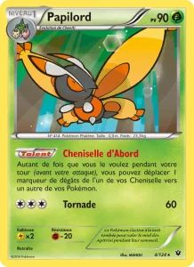 Carte Pokémon Papilord 4/124