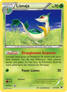 Carte Pokémon Lianaja 6/124