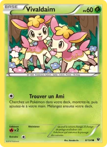 Carte Pokemon Vivaldaim 8/124 Impact des Destins