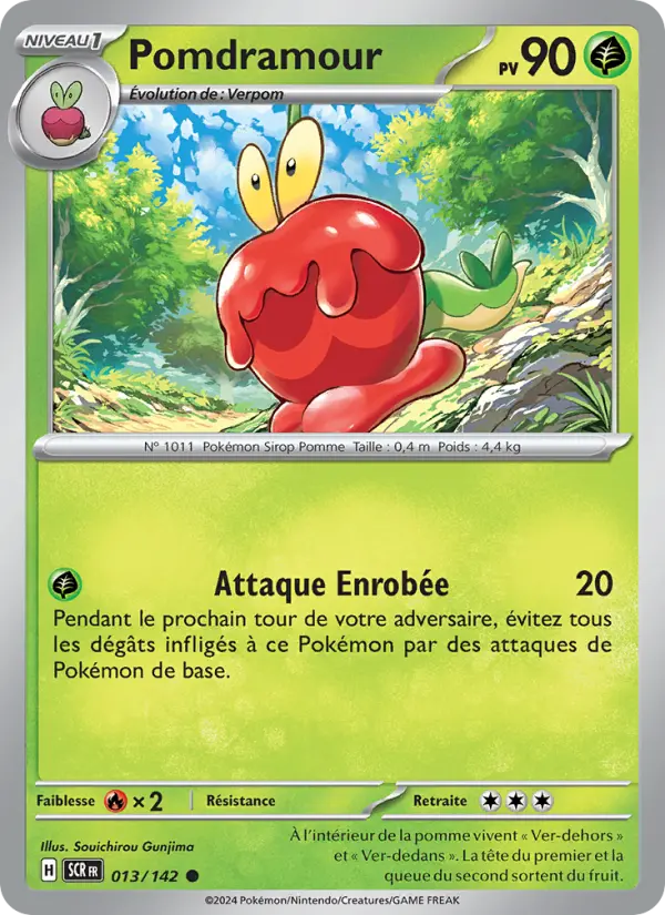 Scan HD carte Pokémon Pomdramour 013/142 — Couronne Stellaire