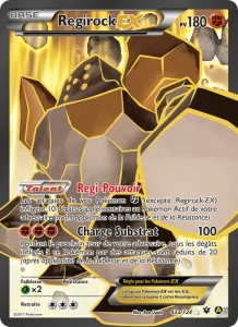Carte Pokemon Regirock EX 43/124 Impact des Destins