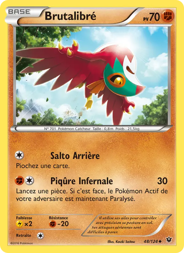 Scan HD carte Pokémon Brutalibré 48/124 — Impact des Destins