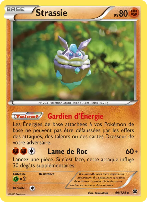 Scan HD carte Pokémon Strassie 49/124 — Impact des Destins
