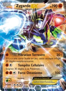 Carte Pokemon Zygarde EX 54/124 Impact des Destins