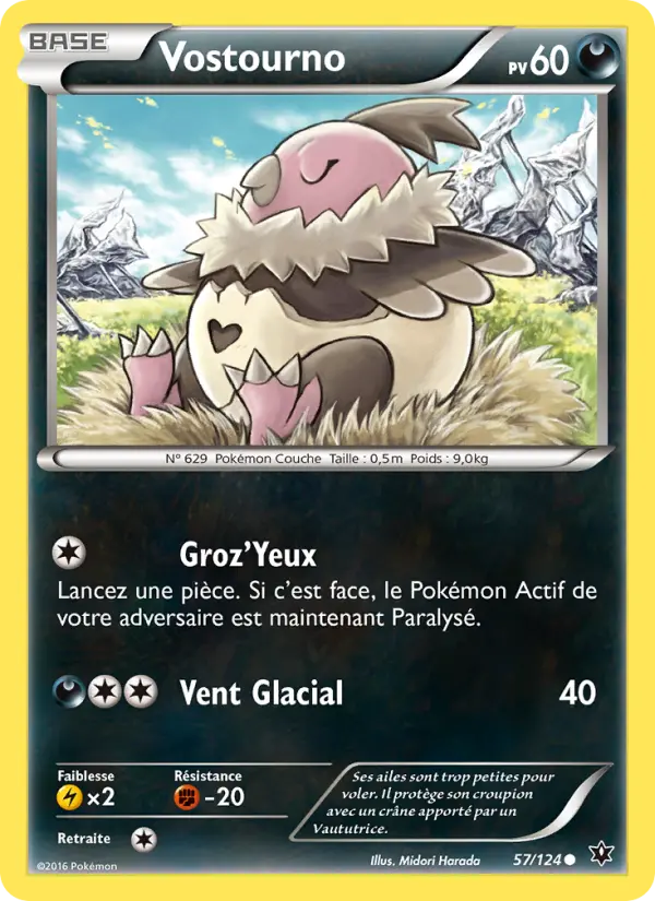Scan HD carte Pokémon Vostourno 57/124 — Impact des Destins