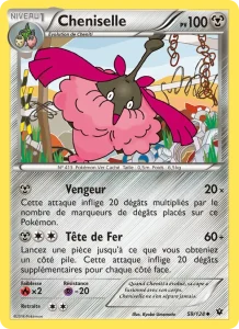 Carte Pokemon Cheniselle 59/124 Impact des Destins