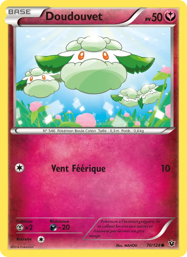 Scan HD carte Pokémon Doudouvet 70/124 — Impact des Destins