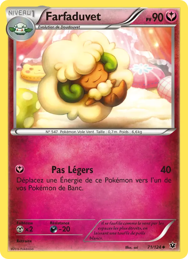 Scan HD carte Pokémon Farfaduvet 71/124 — Impact des Destins