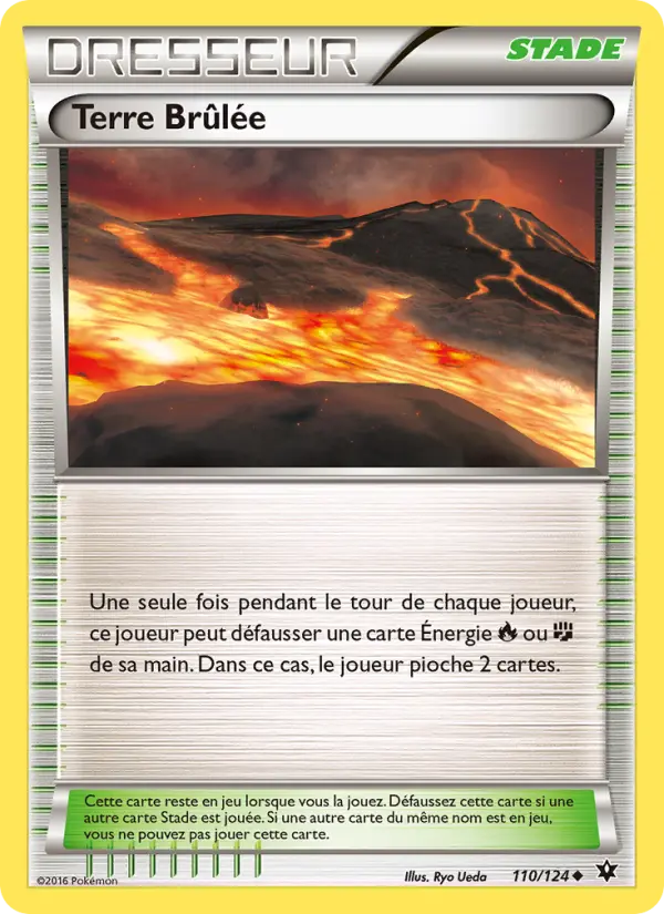 Scan HD carte Pokémon Terre Brûlée 110/124 — Impact des Destins
