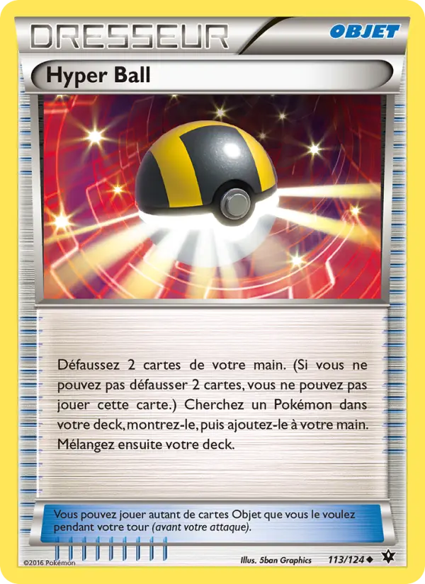 Scan HD carte Pokémon Hyper Ball 113/124 — Impact des Destins