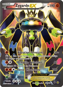 Carte Pokemon Zygarde EX 54a/124 Impact des Destins