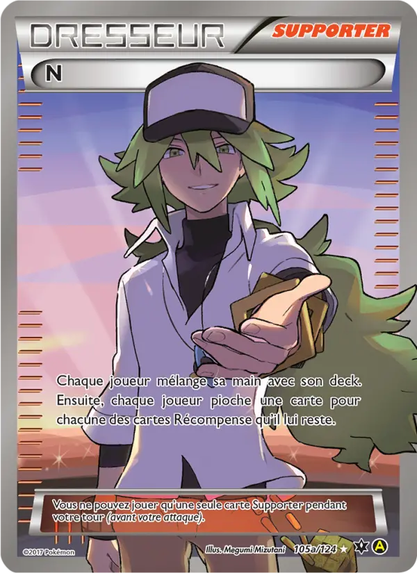 Scan HD carte Pokémon N 105a/124 — Impact des Destins