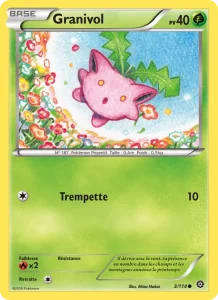 Carte Pokémon Granivol 3/114