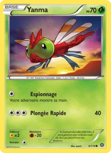 Carte Pokémon Yanma 6/114