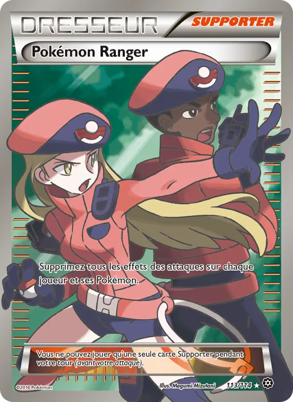 Scan HD carte Pokémon Pokémon Ranger 113/114 — Offensive Vapeur