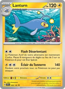 Carte Pokemon Lanturn 049/142 Couronne Stellaire