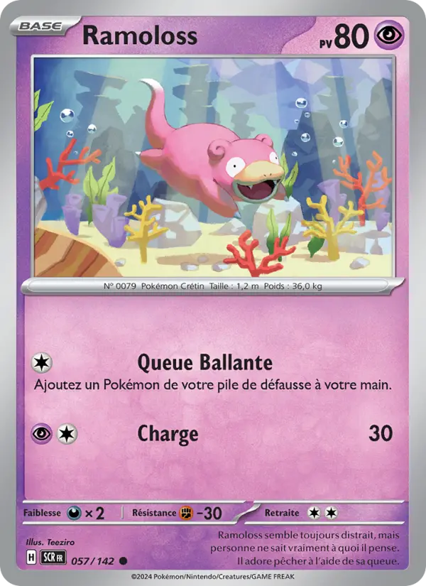 Scan HD carte Pokémon Ramoloss 057/142 — Couronne Stellaire