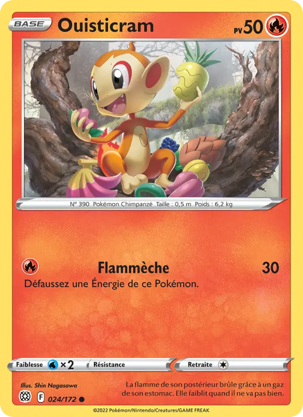 Scan HD carte Pokémon Ouisticram 024/172 — Stars Étincelantes