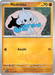 Carte Pokemon Méditikka 077/142 Couronne Stellaire