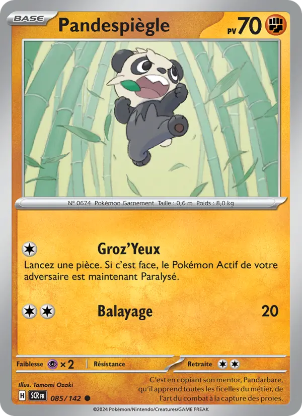 Scan HD carte Pokémon Pandespiègle 085/142 — Couronne Stellaire