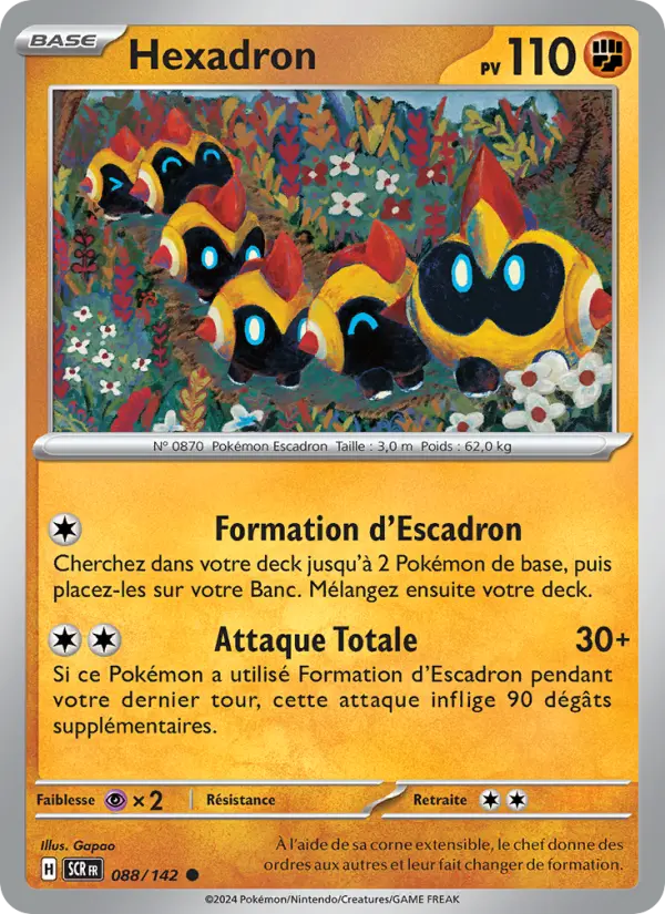 Scan HD carte Pokémon Hexadron 088/142 — Couronne Stellaire
