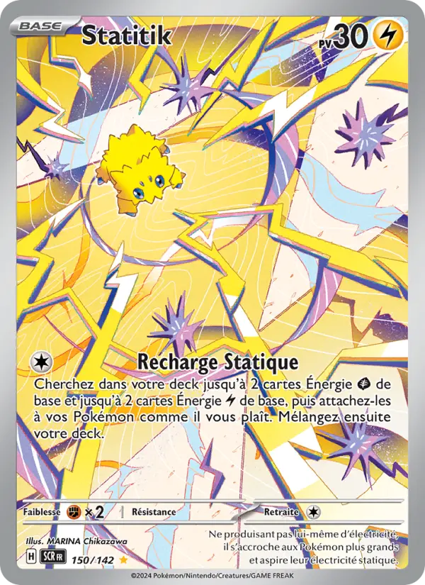Scan HD carte Pokémon Statitik 150/142 — Couronne Stellaire