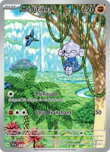 Carte Pokemon Méditikka 153/142 Couronne Stellaire