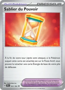 Carte Pokemon Sablier du Pouvoir 063/64 Fable Nébuleuse
