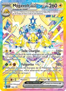 Carte Pokemon Mygavolt-ex 168/142 Couronne Stellaire