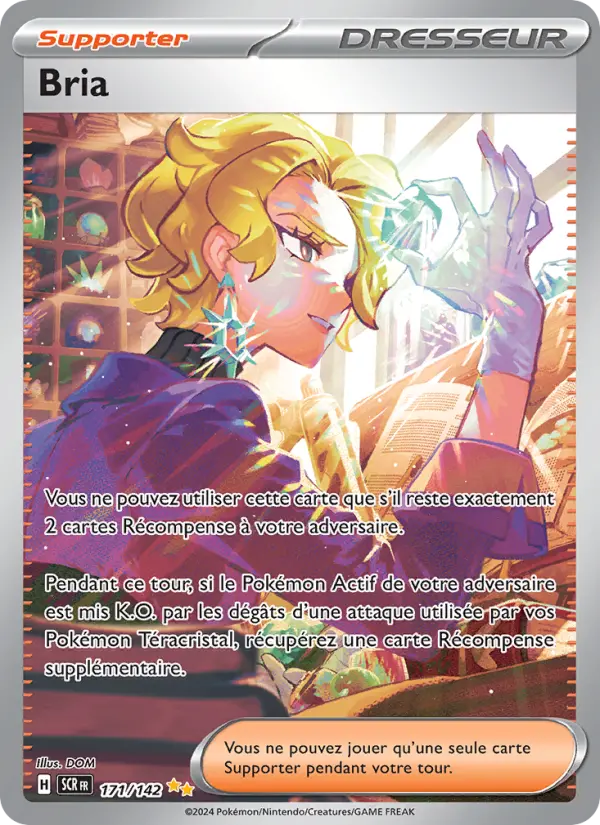 Scan HD carte Pokémon Bria 171/142 — Couronne Stellaire