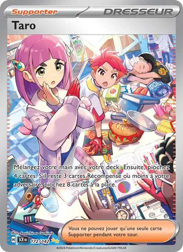 Scan HD carte Pokémon Taro 172/142 — Couronne Stellaire