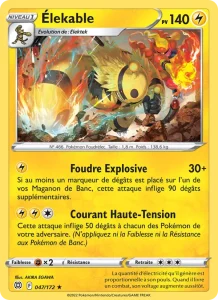 Carte Pokemon Élekable 047/172 Stars Étincelantes