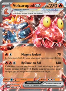 Carte Pokemon Volcaropod-ex 029/167 Mascarade Crépusculaire