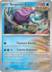 Carte Pokemon Serpente-Eau 063/167 Mascarade Crépusculaire