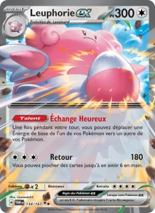 Carte Pokemon Leuphorie-ex 134/167 Mascarade Crépusculaire