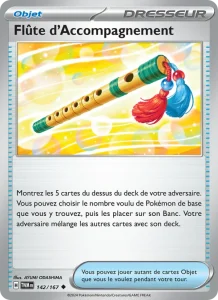 Carte Pokemon Flûte d'Accompagnement 142/167 Mascarade Crépusculaire