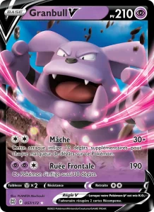 Carte Pokemon Granbull V 057/172 Stars Étincelantes