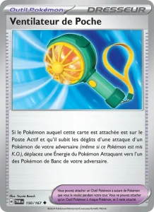Carte Pokemon Ventilateur de Poche 150/167 Mascarade Crépusculaire