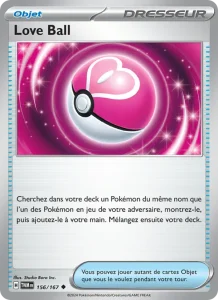 Carte Pokemon Love Ball 156/167 Mascarade Crépusculaire