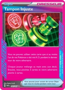 Carte Pokemon Tampon Injuste 165/167 Mascarade Crépusculaire