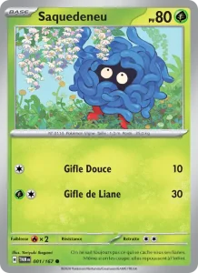 Carte Pokémon Saquedeneu 001/167