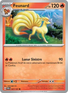 Carte Pokemon Feunard 027/167 Mascarade Crépusculaire