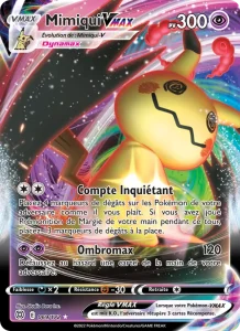 Carte Pokemon Mimiqui VMAX 069/172 Stars Étincelantes