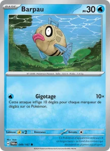 Carte Pokemon Barpau 049/167 Mascarade Crépusculaire
