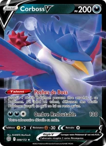 Carte Pokemon Corboss V 088/172 Stars Étincelantes