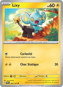 Carte Pokemon Lixy 066/167 Mascarade Crépusculaire