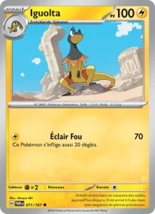 Carte Pokemon Iguolta 071/167 Mascarade Crépusculaire