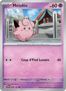 Carte Pokemon Mélofée 078/167 Mascarade Crépusculaire