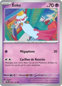 Carte Pokemon Éoko 085/167 Mascarade Crépusculaire