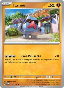 Carte Pokemon Tarinor 101/167 Mascarade Crépusculaire